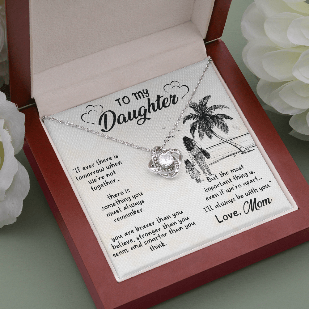Always be With You, Gift Necklace For Daughter, Birthday Gift Necklace For Daughter, Appreciation Gift For Daughter