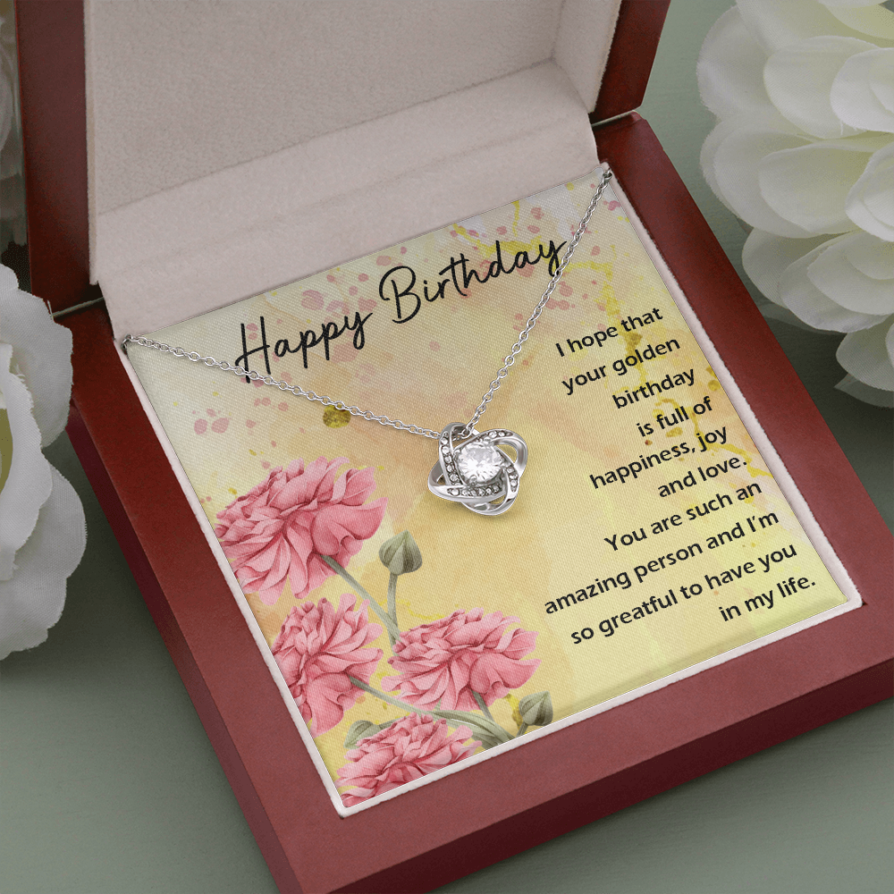 Birthday Gift Necklace for Mom, Mother Birthday Gift Necklace, Gift Necklace For Son Daughter, Mothers Birthday Gift Necklace