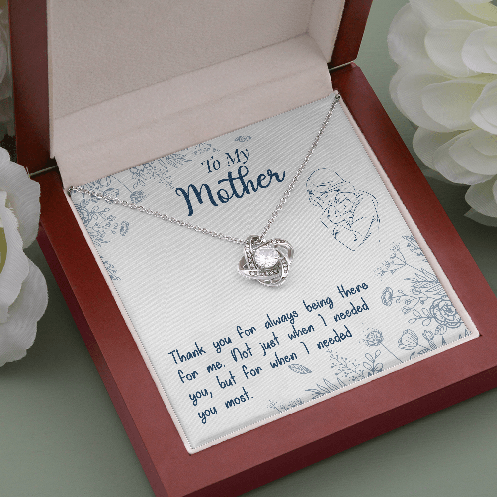Thank You Mom Gift Necklace, To My Mother Gift Necklace, Mothers Birthday Gift Necklace, Mothers Day Gift Necklace, Gift From Son Daughter