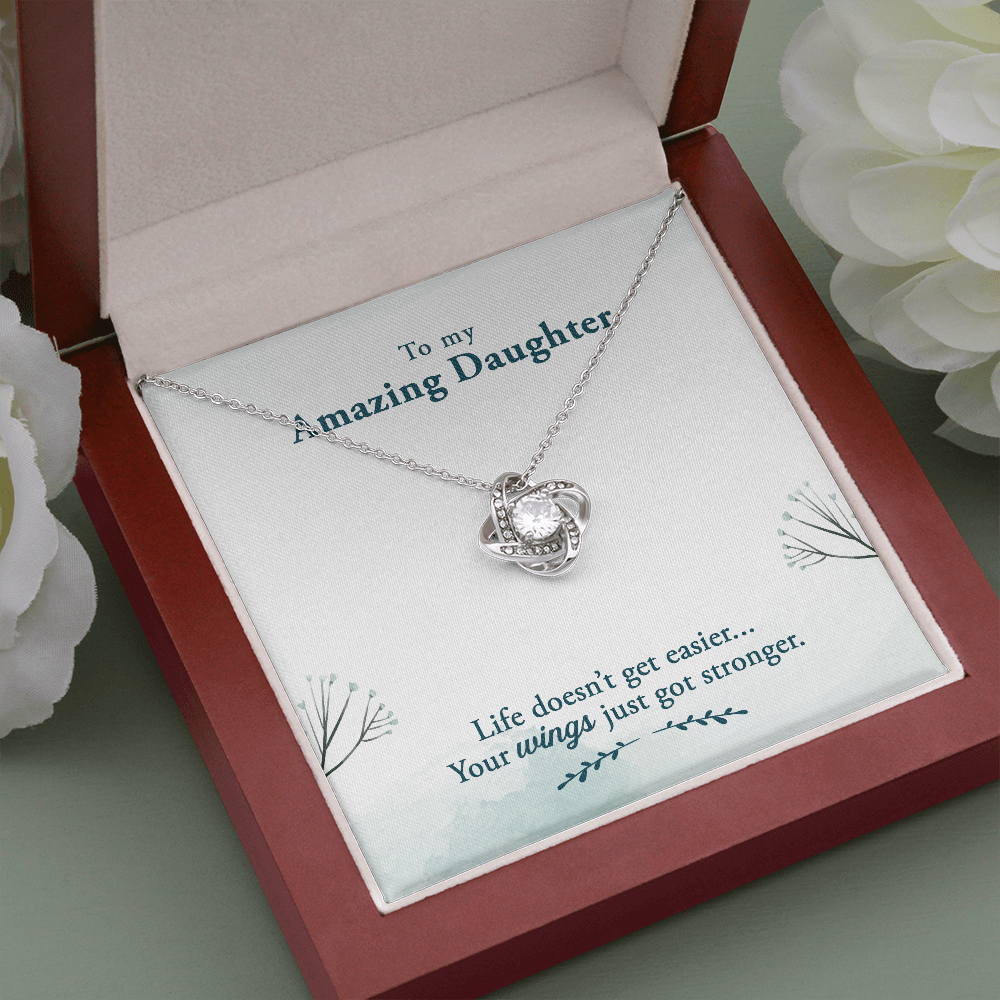 To My Amazing Daughter Gift Necklace, Birthday Gift Necklace For Daughter, Appreciation Gift Necklace,  From Dad, Mom