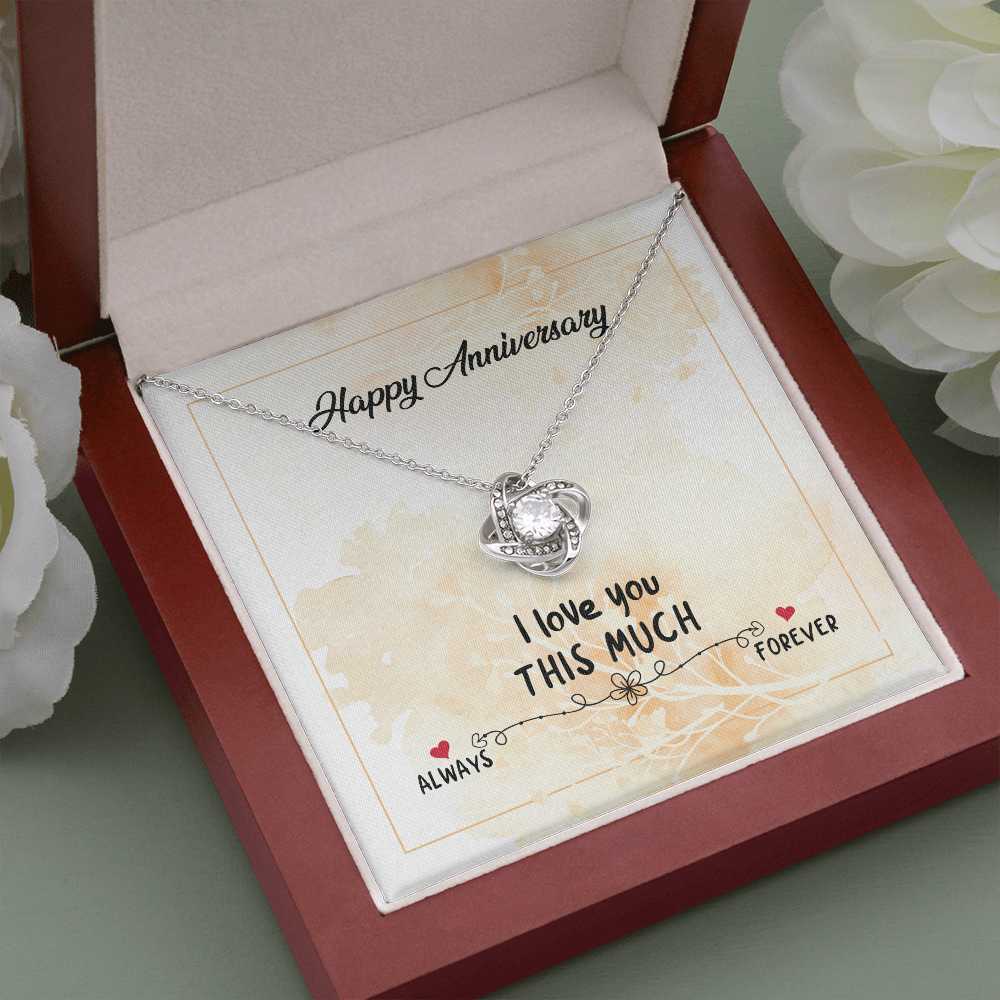 Anniversary Gift Necklace For Wife,Love You Forever And Always, Wedding Anniversary Gift Necklace, Gift For Wife, From Husband