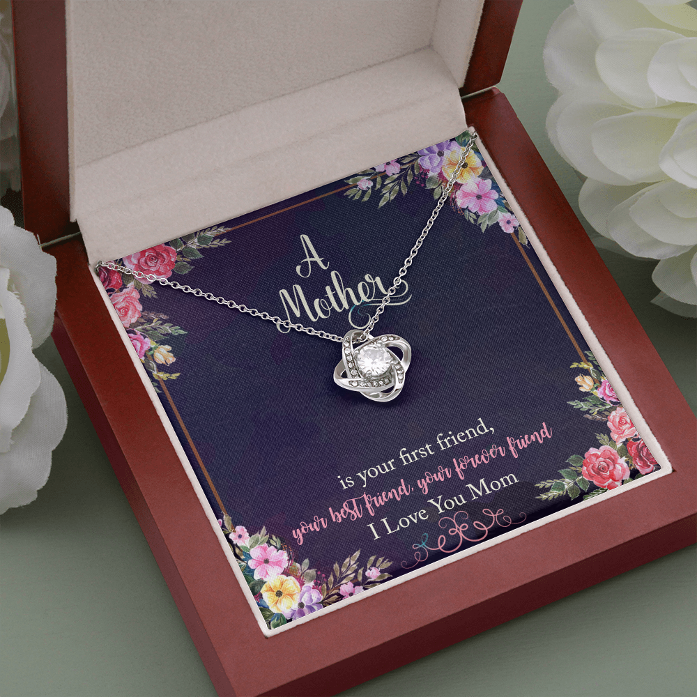 Mothers Gift Necklace, Mother is The Best Friend Forever, Mothers Birthday Gift Necklace, Mothers Day Gift Necklace, Gift From Son, Daughter