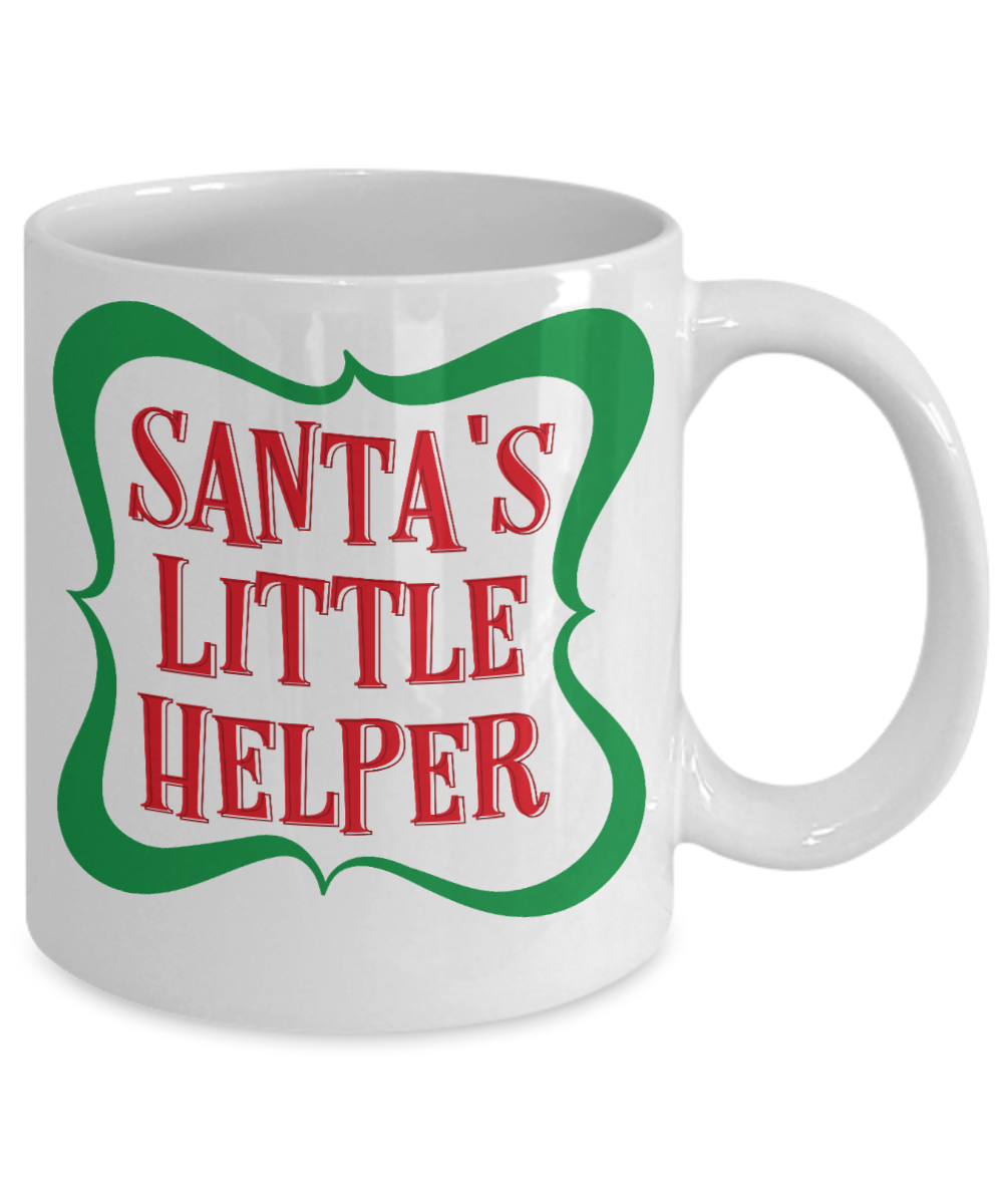 Knightmare before christmas mug - Santa's Little Helper - Funny Christmas Gift Mugs, Christmas Gifts for family Ceramic Cup White, Funny Mugs Gift Ideas 11 Oz