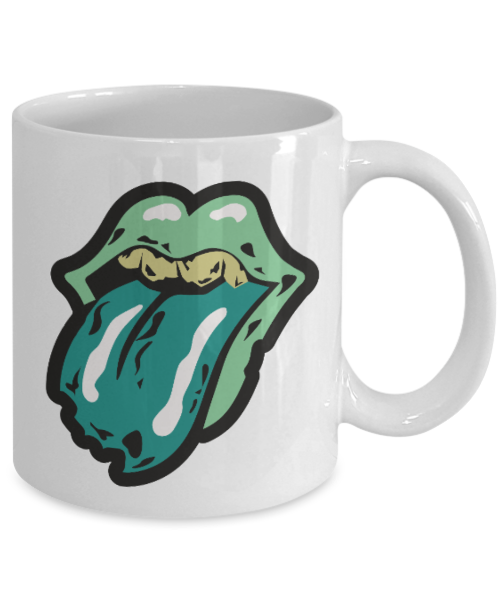 Plants vs zombies gift box mugs , The walking stones - White Coffee Mug Porcelain Tea Cup 11 oz - Great Gift