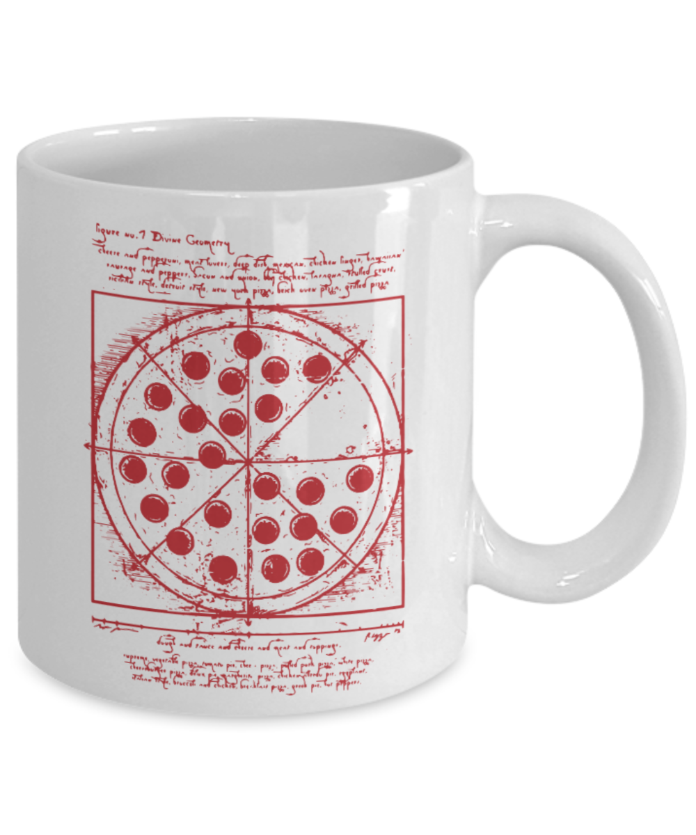 Pop culture lovers mugs , Parker Pizza Shirt - White Coffee Mug Porcelain Tea Cup 11 oz - Great Gift