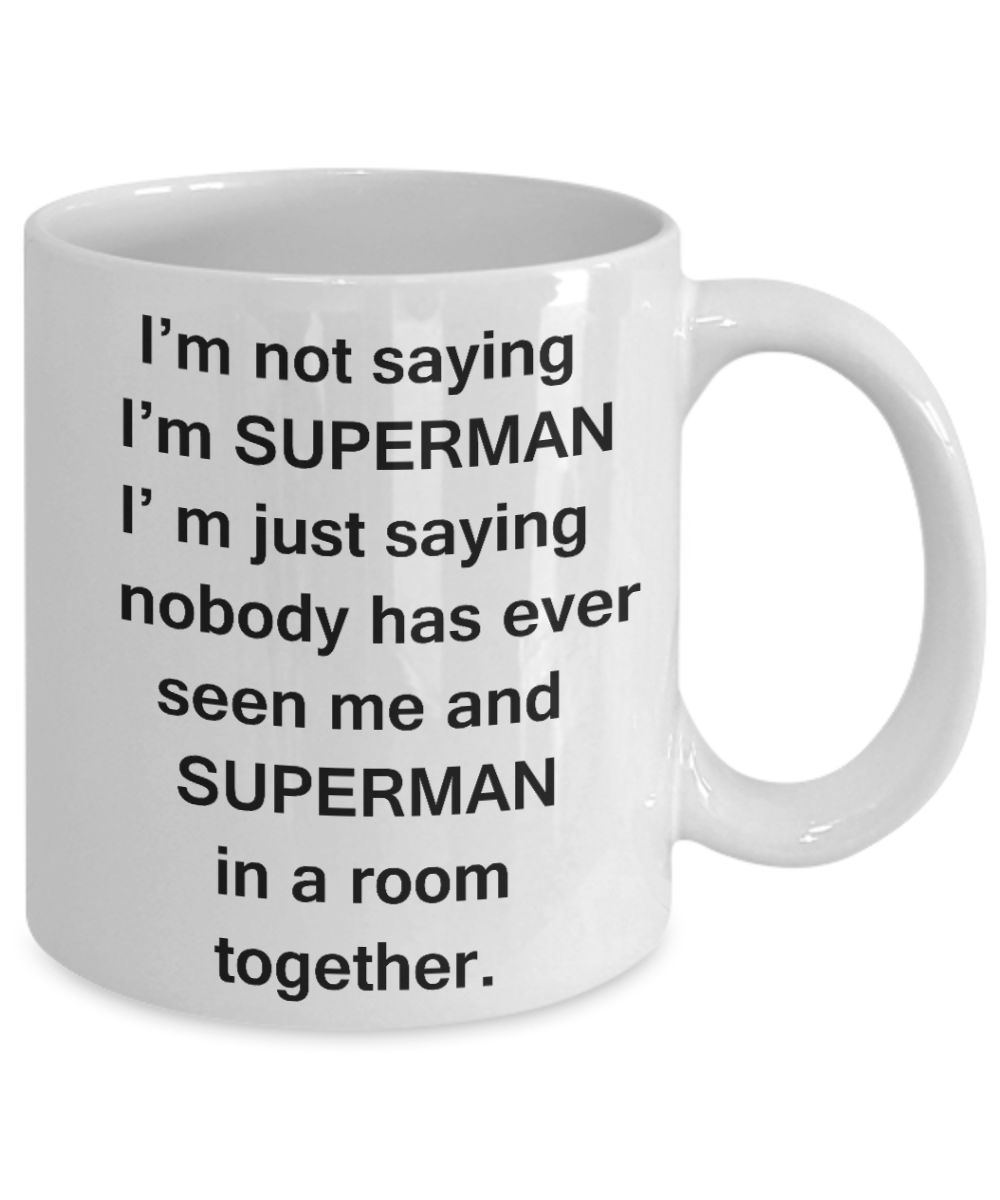 Superhero Coffee mug, Gift for Superhero Lovers, Birthday Gift Coffee Mug-White Ceramic Coffee Mug 11oz