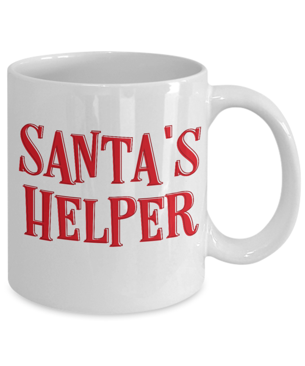 Knightmare before christmas mug - Santa's Helper - Funny Christmas Gift Mugs, Christmas Gifts for family Ceramic Cup White, Funny Mugs Gift Ideas 11 Oz