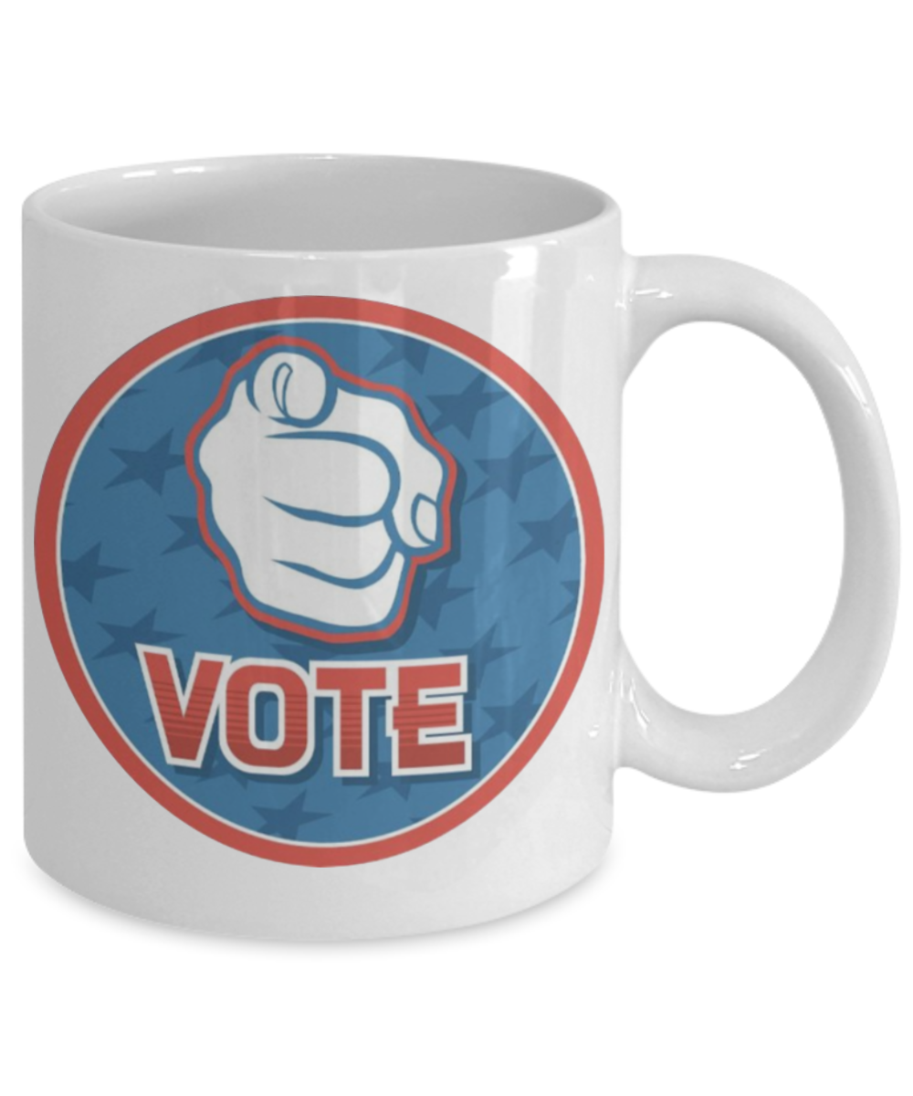 Vote 2020 Presidential Elections - Vote Coffee Mug, USA Election Mug, Political Gifts - 2020 Elections Mug White Mug