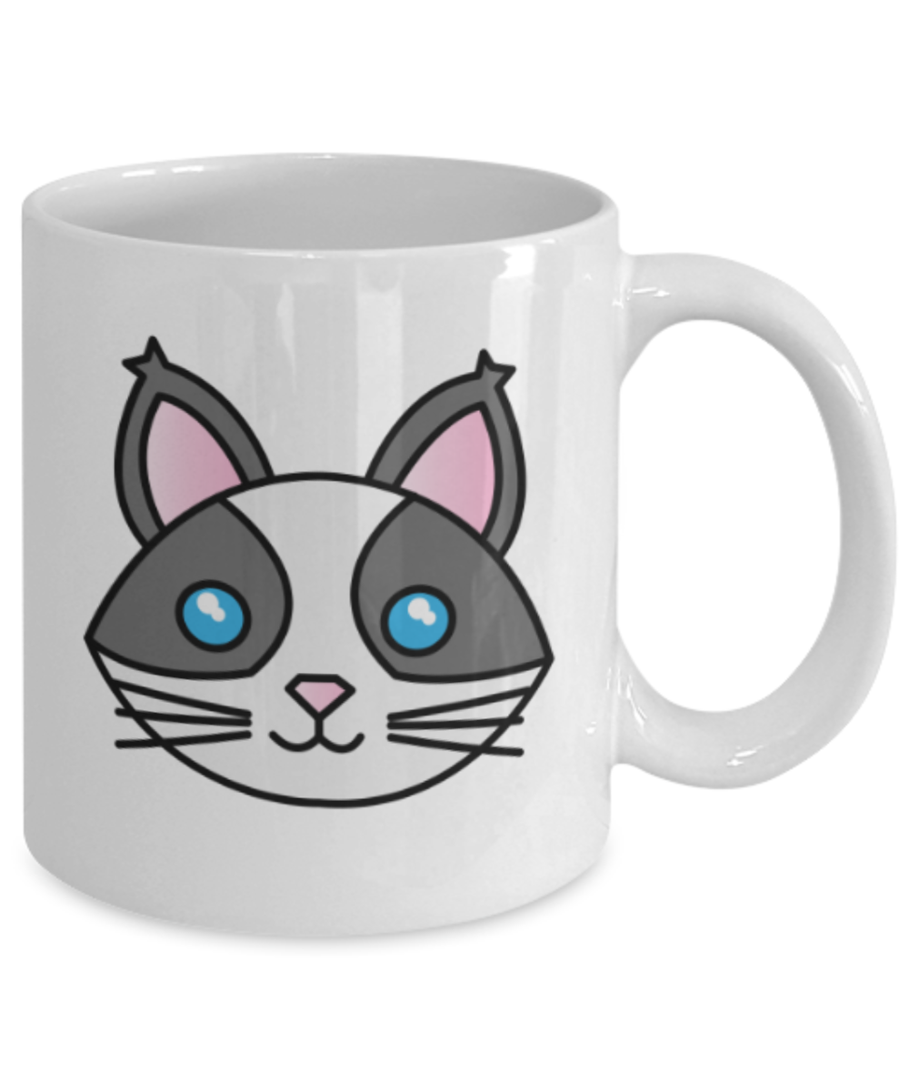 Gift gor cat lovers , Cats - White Coffee Mug Porcelain Tea Cup 11 oz - Great Gift