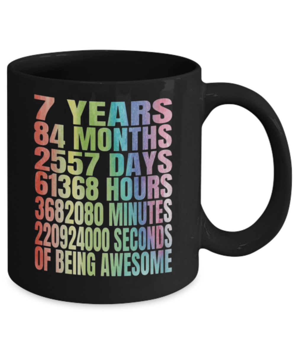 7TH BIRTHDAY Coffee Mug - You Are A Really Great 7 Year Old,Birthday Gift For Her Him Coffee Tea Cup