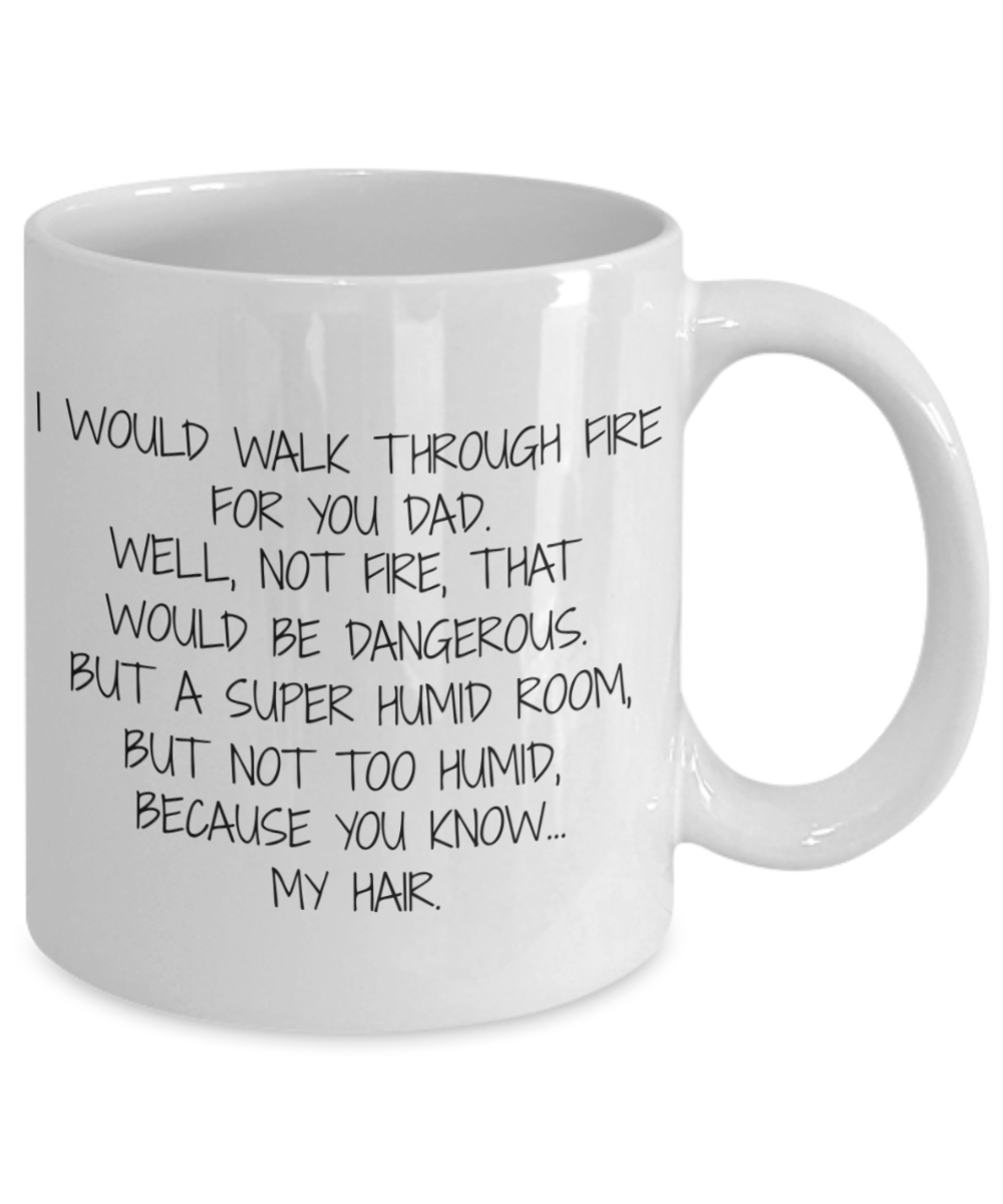 Coffee Mug for Dad, Coffee Mug From Daughter, Mug For Papa, Dad, Father, Fathers Day Mug- White Porcelain Coffee Mug 11 Oz Funny Quotes Coffee Mug