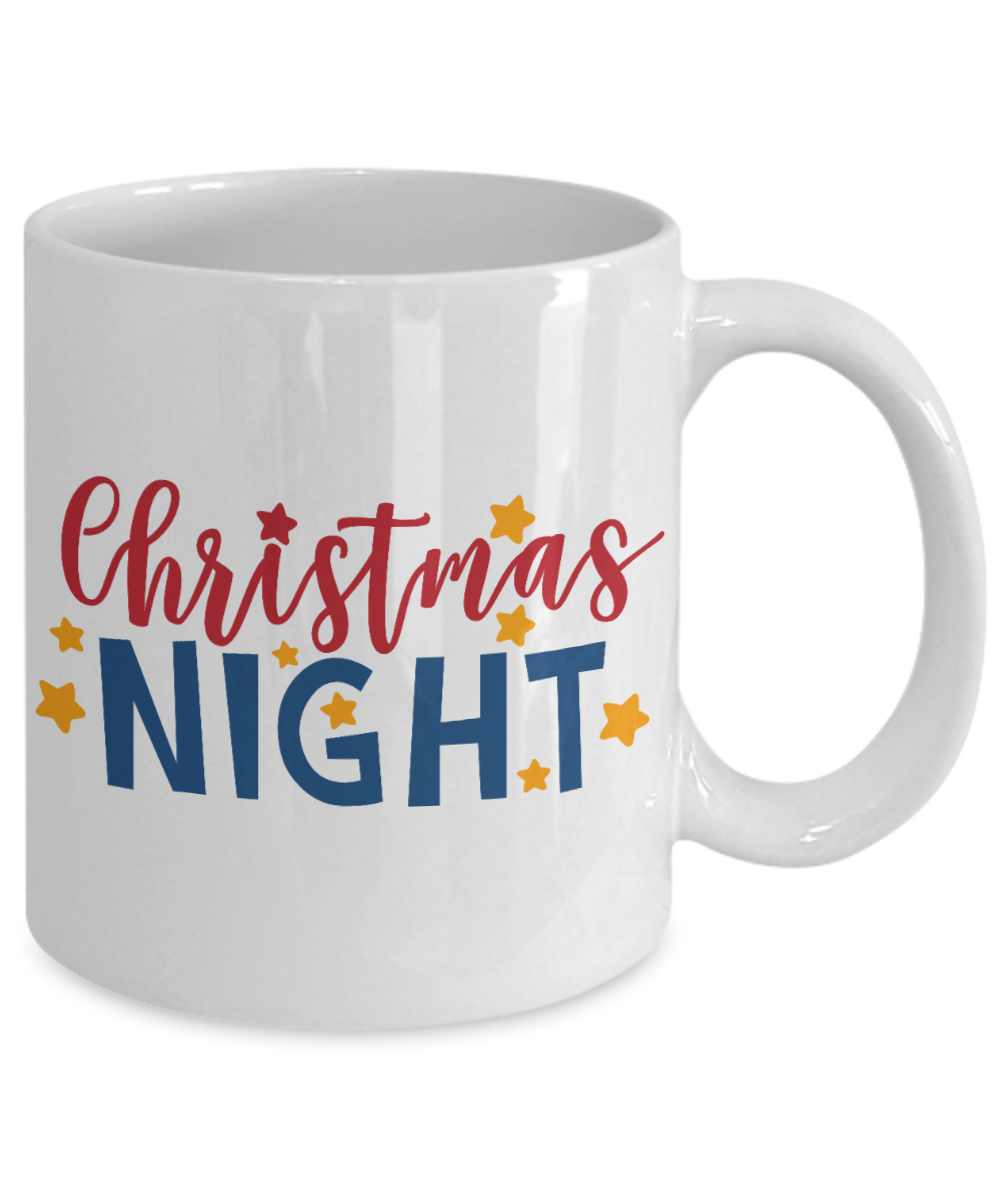 Nightnare before christmas mug - Christmas Night - Funny Christmas Gift Mugs, Christmas Gifts for family Ceramic Cup White, Funny Mugs Gift Ideas 11 Oz