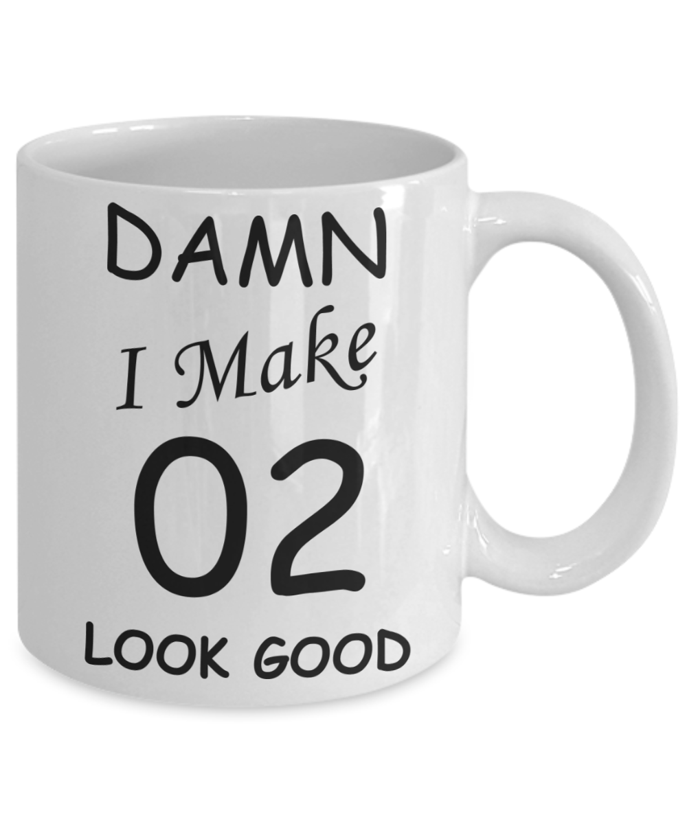 2nd birthday gifts for men/women - Damn I Make 2 Look Good, Born In 2018 Birthday Mugs - Funny White Porcelain Coffee 11 oz