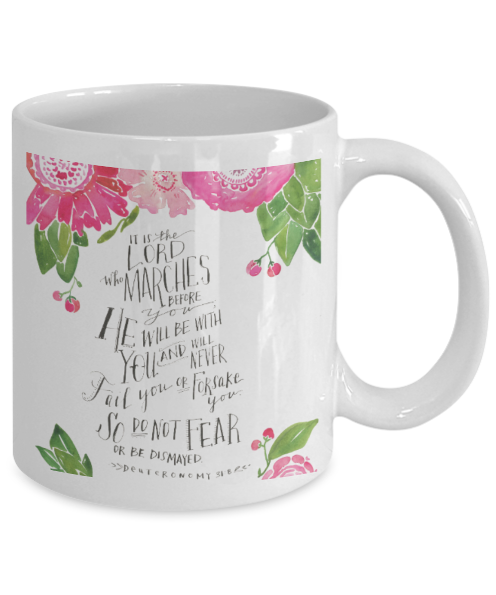 Religious coffee mugs , So do not fear - White Coffee Mug Tea Cup 11 oz Gift