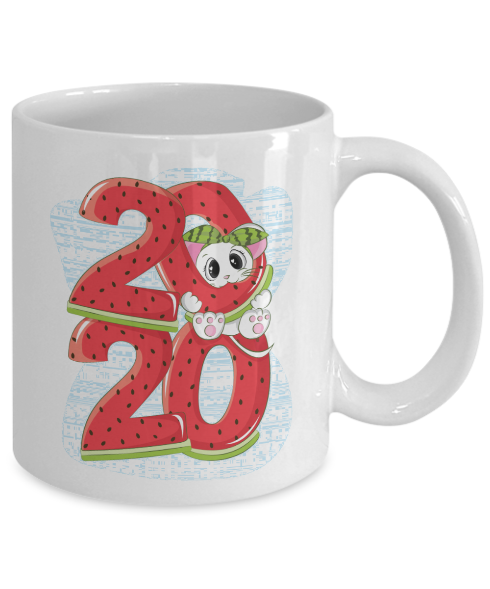 Year of the Rat 2020 - White coffee mug 11 Oz, Holiday coffee mug, 2020 coffee mug, Chinese new year gift