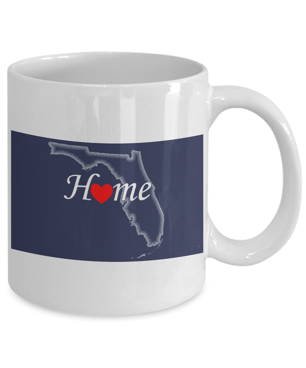 I  Am A Floridian Gift Coffee Mug, I Love Florida State-White Porcelain Coffee Mug 11 oz
