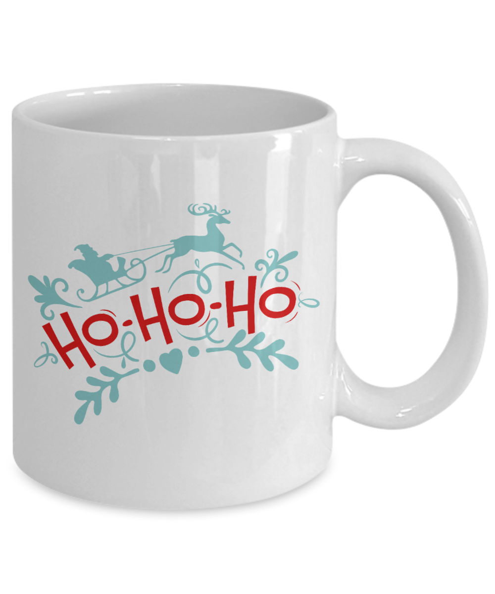 Knightmare before christmas mug - Ho Ho Ho - Funny Christmas Gift Mugs, Christmas Gifts for family Ceramic Cup White, Funny Mugs Gift Ideas 11 Oz