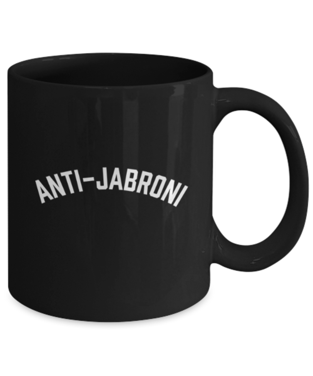 Beard Lovers Coffee Cups , Anti Jabroni - Black Coffee Mug Porcelain Tea Cup 11 oz - Great Gift