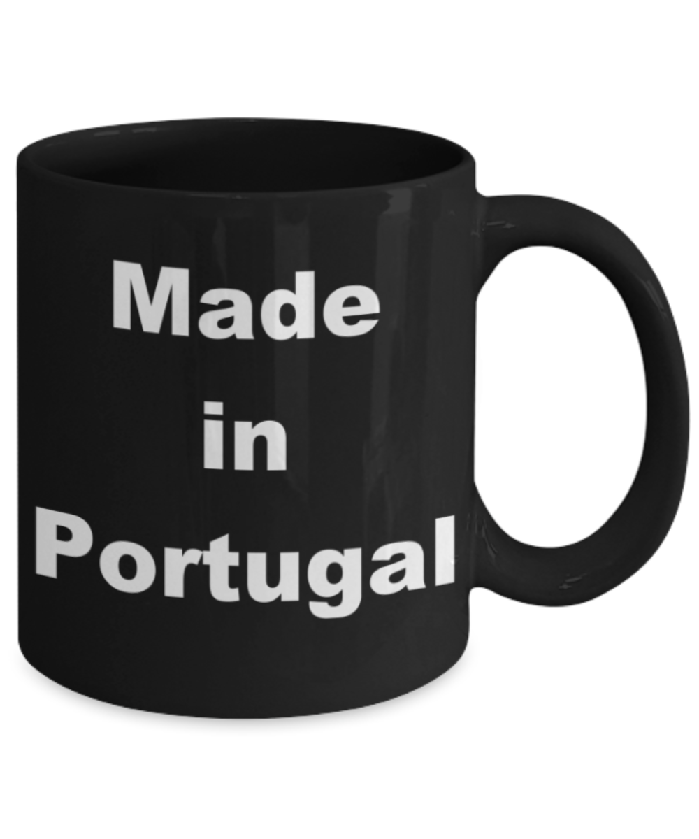 Made in Portugal - Black Porcelain Coffee 11 oz