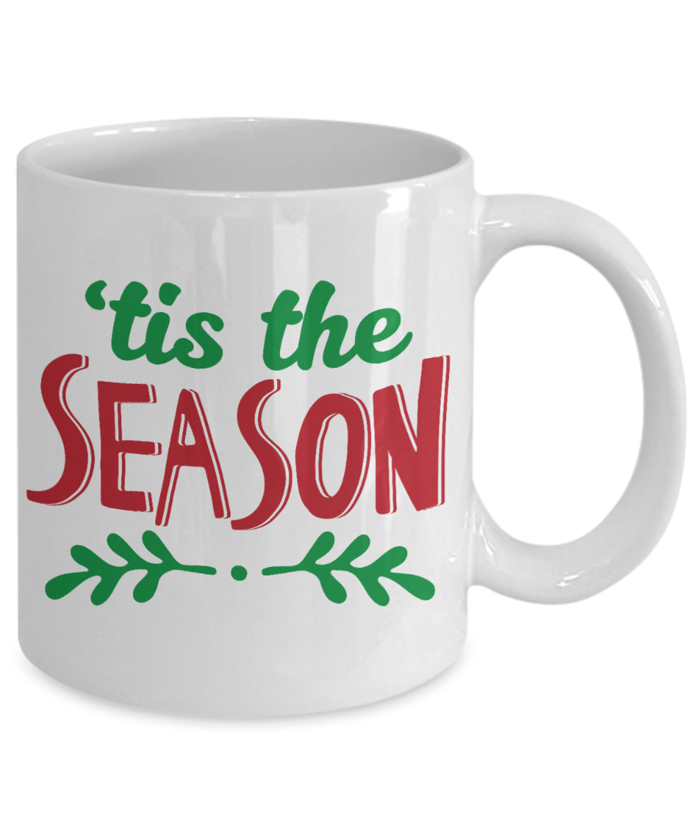 Knightmare before christmas mug - Tis the Season - Funny Christmas Gift Mugs, Christmas Gifts for family Ceramic Cup White, Funny Mugs Gift Ideas 11 Oz