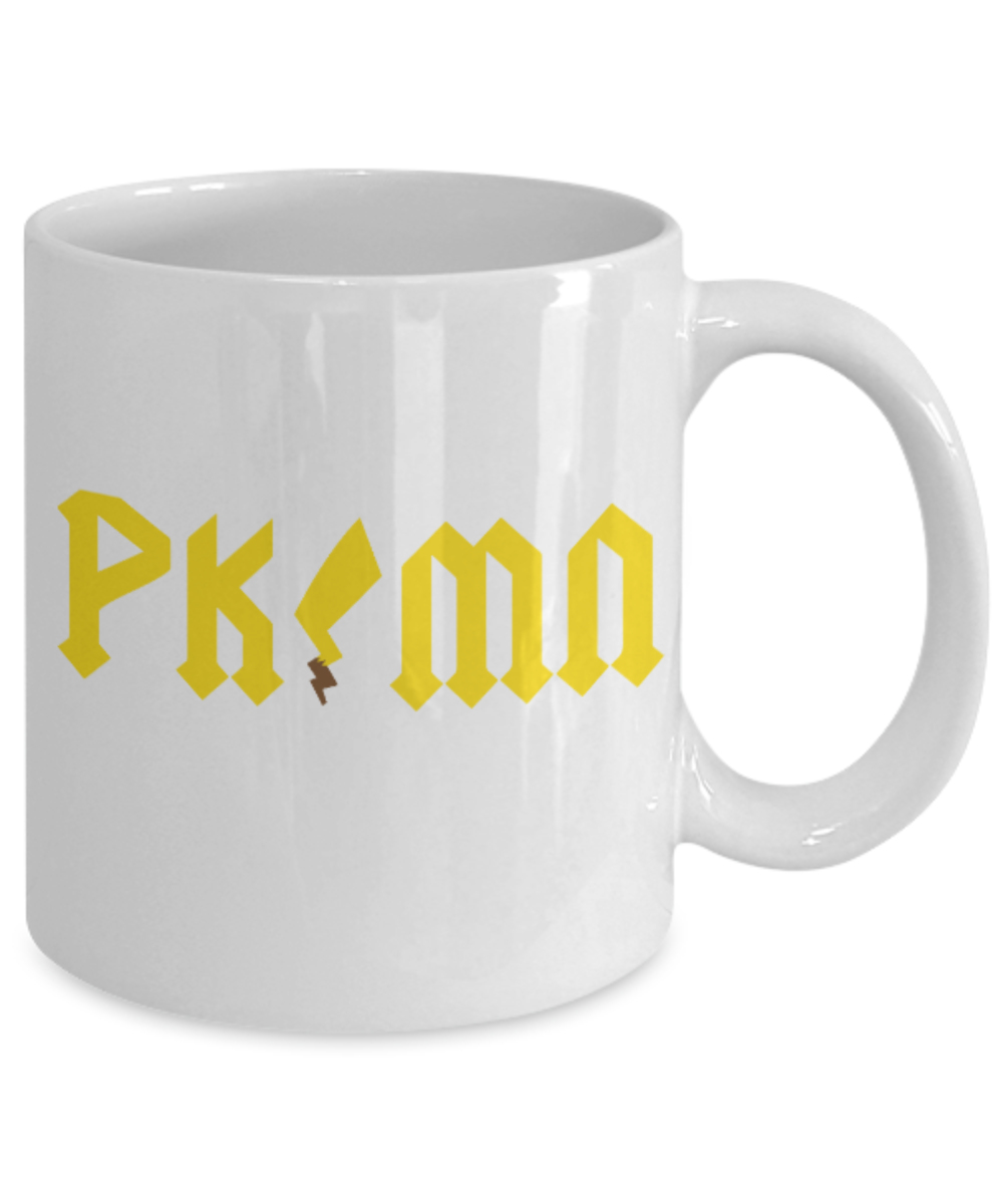 Games Lovers mugs, Pkma - White Coffee Mug Porcelain Tea Cup 11 oz - Great Gift