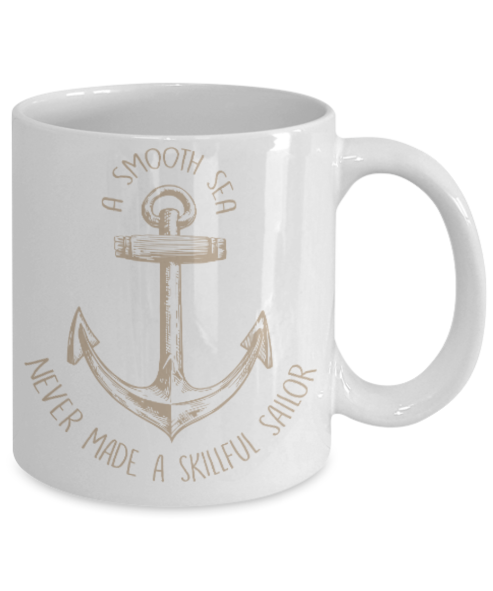 Fashion/Trends Lovers mugs , Skillful Sailor - White Coffee Mug Porcelain Tea Cup 11 oz - Great Gift