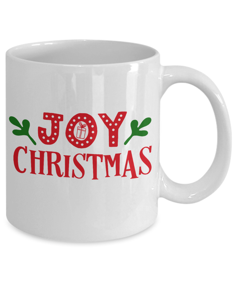 Knightmare before christmas mug - Joy Christmas - Funny Christmas Gift Mugs, Christmas Gifts for family Ceramic Cup White, Funny Mugs Gift Ideas 11 Oz