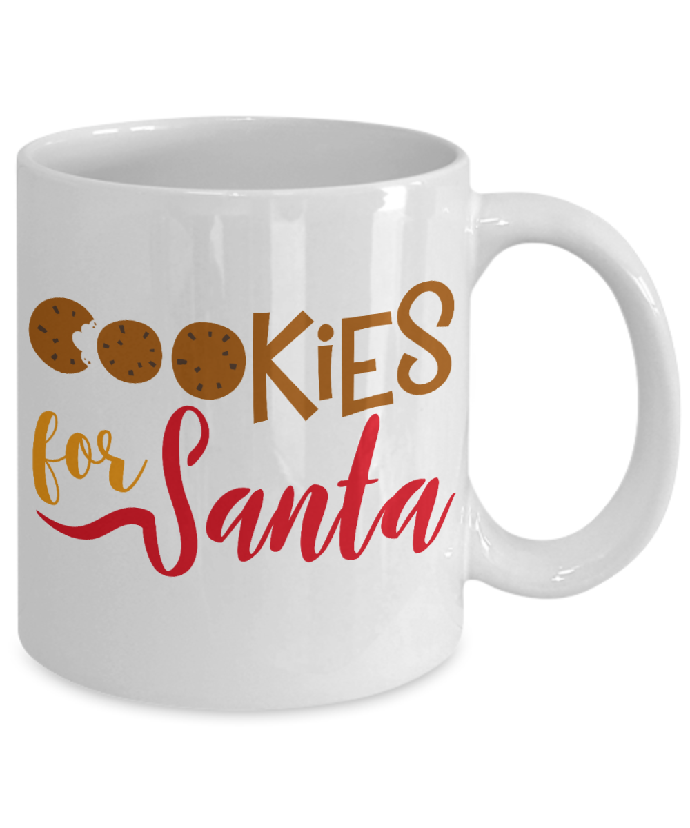 Rumbles the cloud and santa's greatest gift - Cookies for Santa - Funny Santa Gift Mugs, Christmas Gifts for family Ceramic Cup White, Funny Mugs Gift Ideas 11 Oz