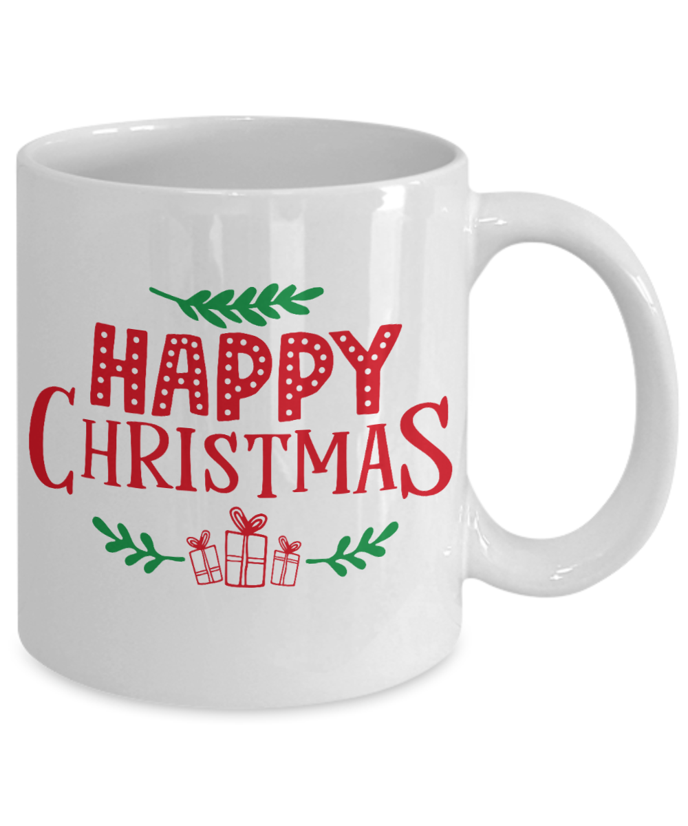 Knightmare before christmas mug - Happy Christmas - Funny Christmas Gift Mugs, Christmas Gifts for family Ceramic Cup White, Funny Mugs Gift Ideas 11 Oz
