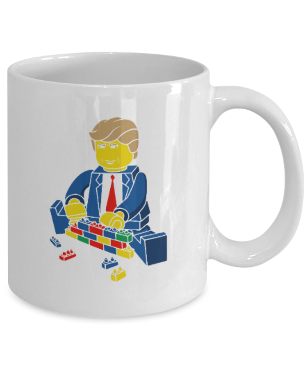 America USA Politics Lovers Mugs, Trump - White Coffee Mug Porcelain Tea Cup 11 oz - Great Gift