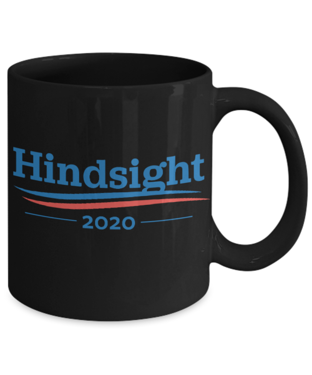 America USA Politics Lovers Mugs, Handsight 2020 - Black Coffee Mug Porcelain Tea Cup 11 oz - Great Gift