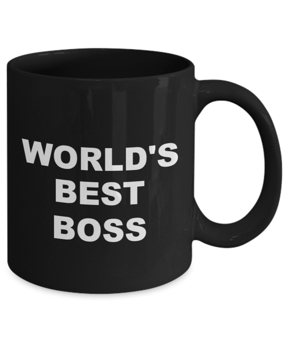 The Office "World's Best Boss" Custom Coffee Mug-Black Coffee Mug 11 oz Inspired from the TV The Office Michael Scott