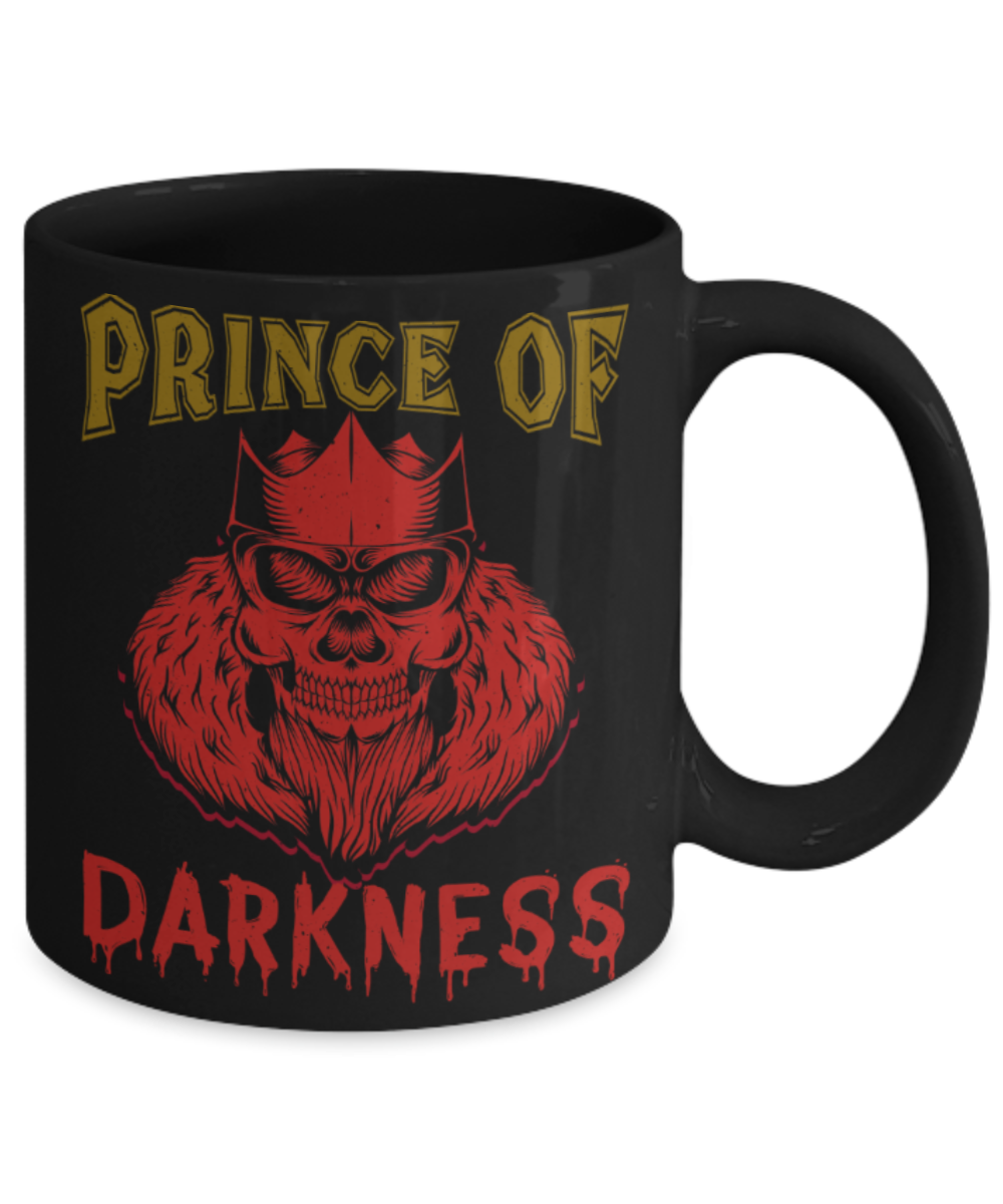 Prince of Darkness - Funny Black Porcelain Coffee 11 oz