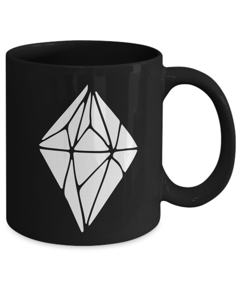 Knightmare before christmas mug - Christmas Doodle Diamond - Funny Christmas Gifts Mugs, Christmas Gifts for family Ceramic Cup Black, Funny Mugs Gift Ideas 11 Oz