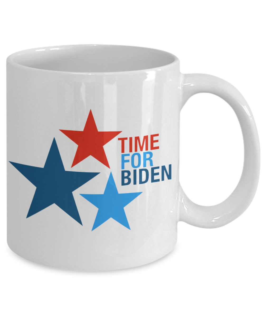 Time For Biden -Joe Biden Coffee Mug/Joe Biden For President 2020/Biden Shop/Joe Biden/Joe Biden Mug/Joe Biden Cup/President Biden/Democrat