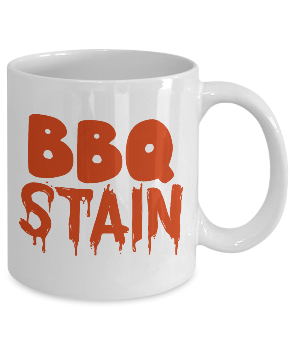Grill Master Coffee Mug, BBQ Stain-White Porcelain Coffee Mug 11 oz for Bbq, Grilling,barbecue, grill, lover,master,dad,mom