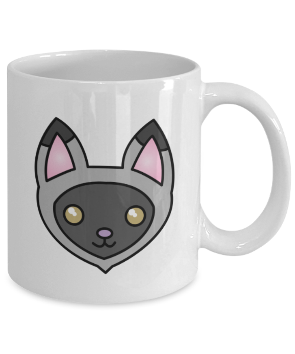 Gift gor cat lovers , Cats - White Coffee Mug Porcelain Tea Cup 11 oz - Great Gift