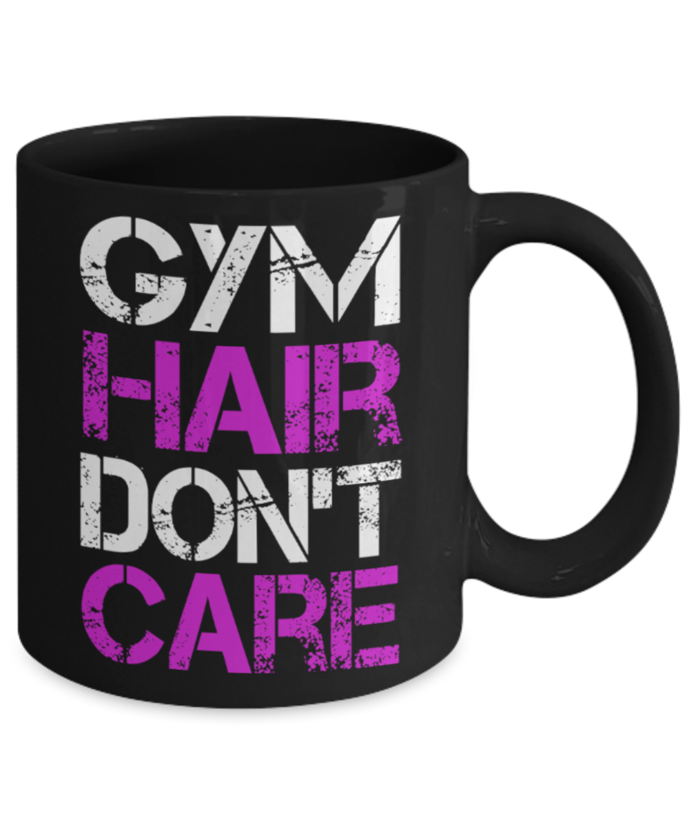 Gym lovers mugs, MILF Mom in love with Fitness - Funny Black Porcelain Coffee 11 oz