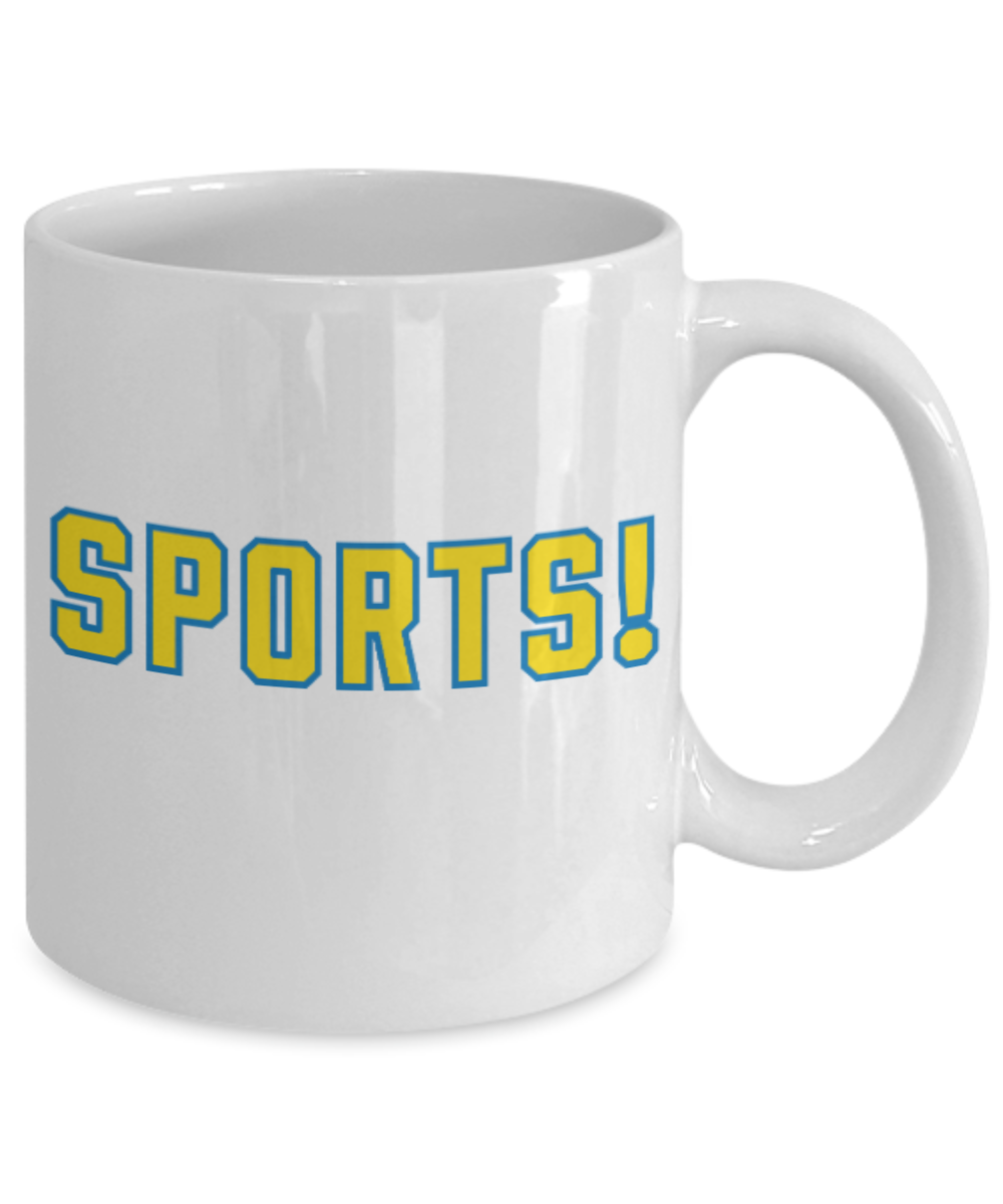 Pop culture lovers mugs , Sports - White Coffee Mug Porcelain Tea Cup 11 oz - Great Gift