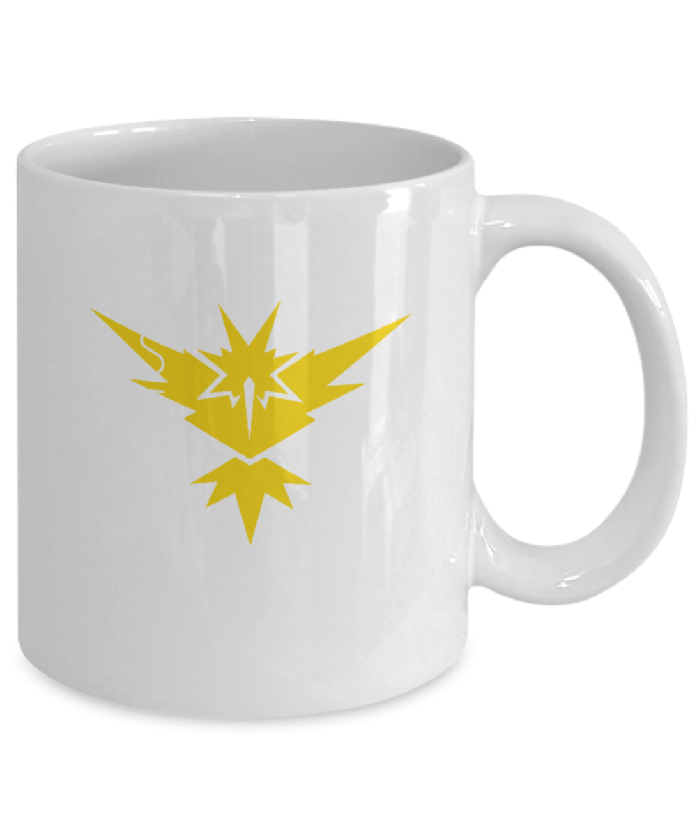 Games Go Instinct - White Coffee Mug Porcelain Tea Cup 11 oz - Great Gift