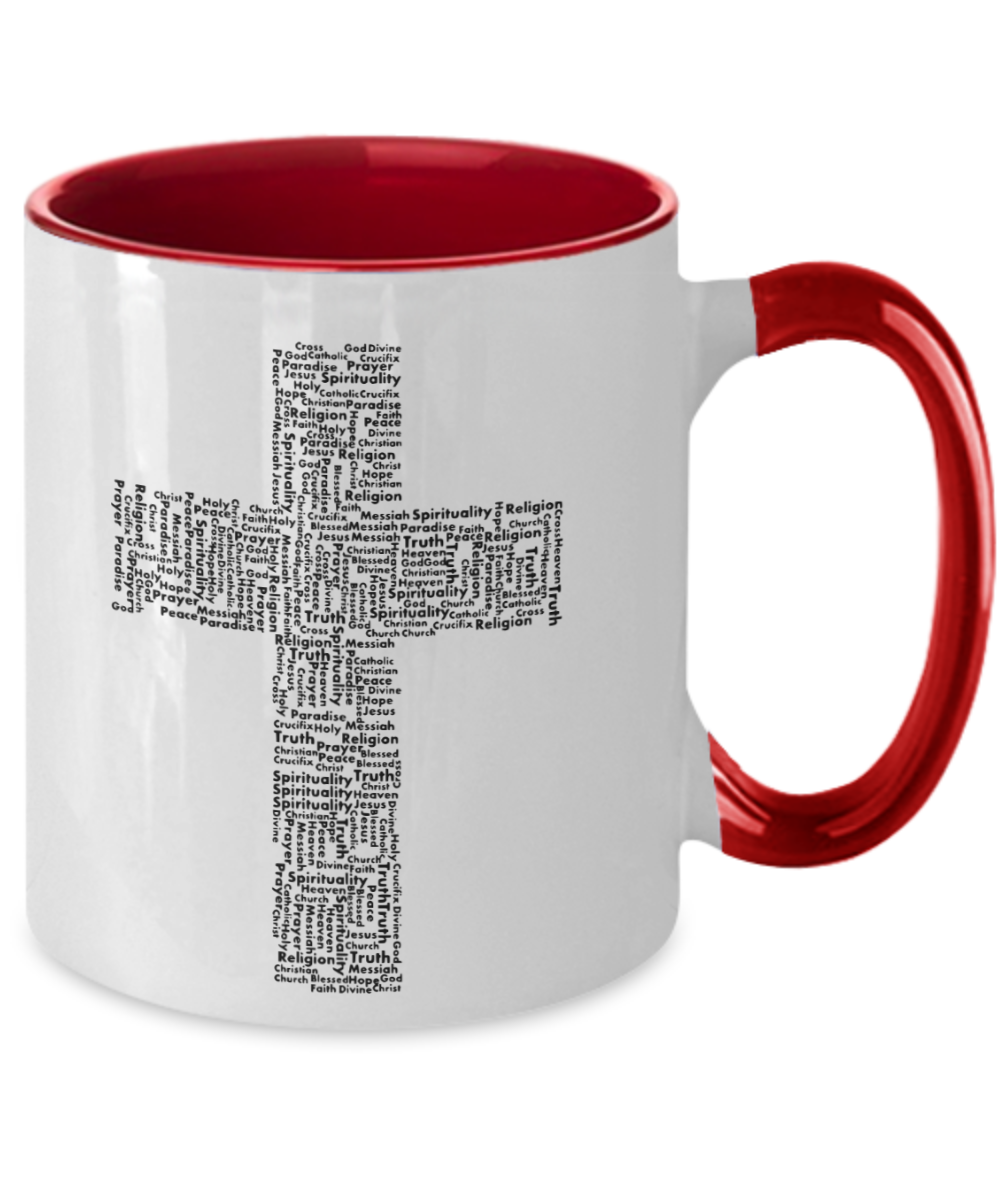 Faith Mug, Inspirational Coffee Mug, Faith Gifts For Women, Faith Gift Ideas, Christian Mug, Pastor Mug, Faith 2 Tier Mug