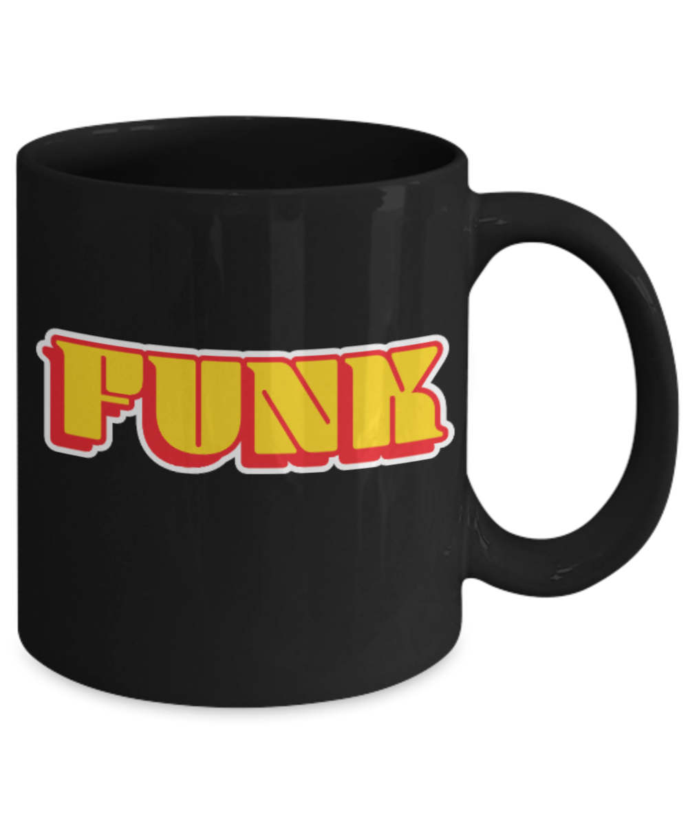 Fashion/Trends Lovers mugs , Funk - Black Coffee Mug Porcelain Tea Cup 11 oz - Great Gift