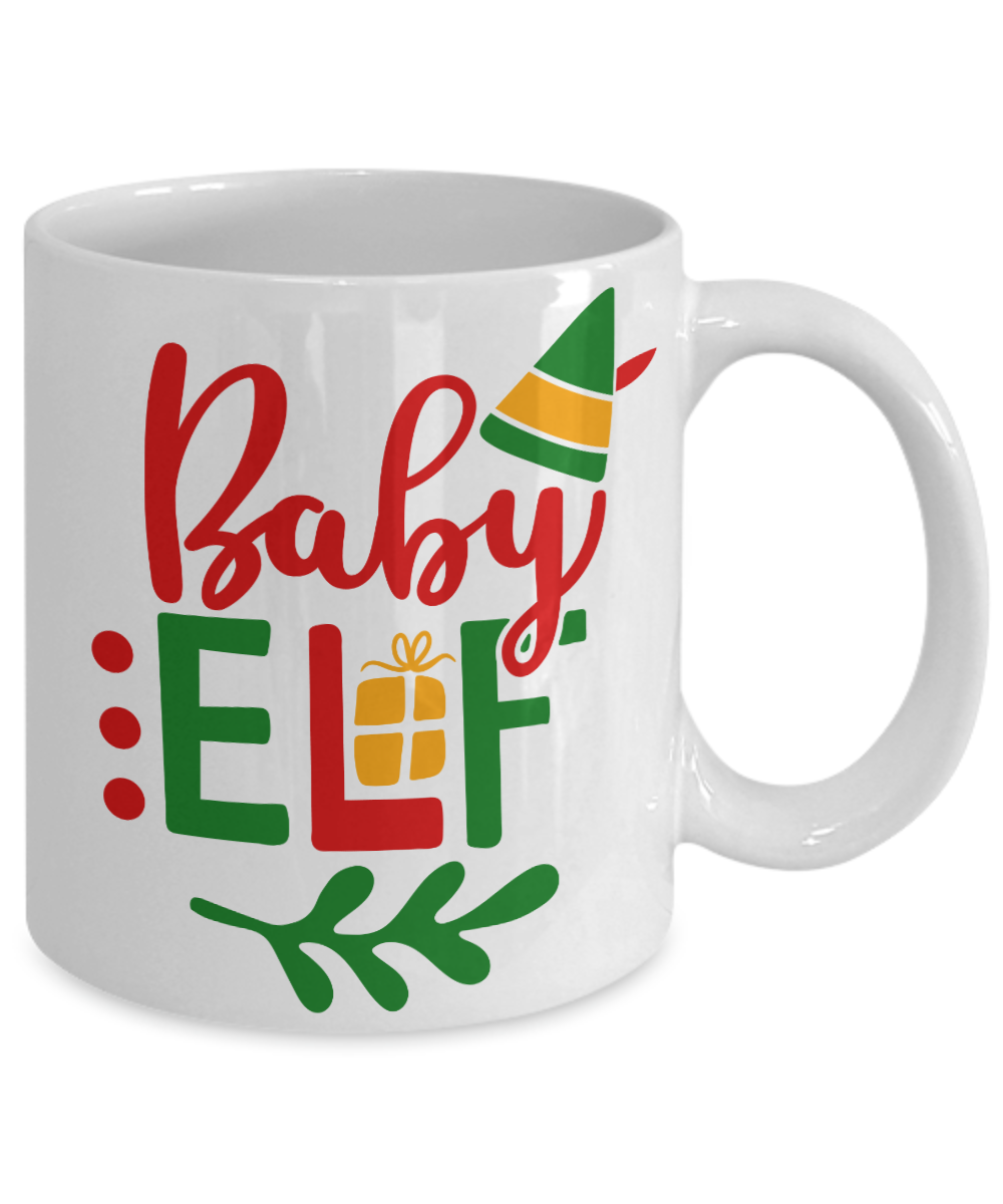 Nightnare before christmas mug - Baby Elf - Funny Christmas Gift Mugs, Christmas Gifts for family Ceramic Cup White, Funny Mugs Gift Ideas 11 Oz