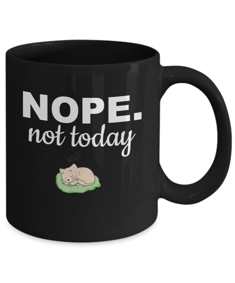 Nope Mug |Funny Coffee Mugs | Sarcastic Mug Gift Ideas | Nope Funny Mugs | Humor Mug Coffee Mug Gift | Funny Holiday Mug