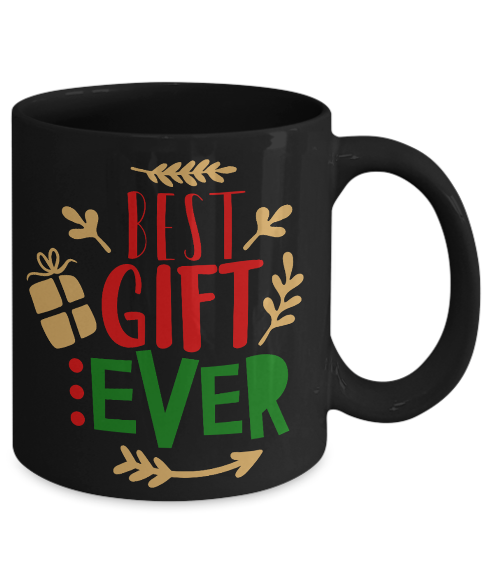Nightnare before christmas mug - Best Gift Ever - Funny Christmas Gifts Mugs, Christmas Gifts for family Ceramic Cup Black, Funny Mugs Gift Ideas 11 Oz