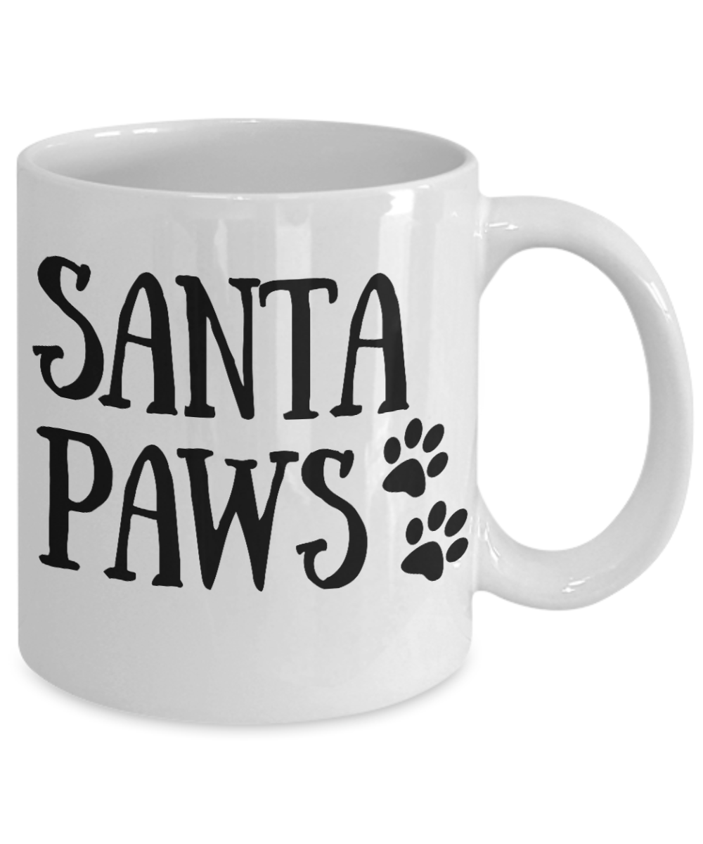 Nightmare before christmas mug, Santa Paws - White Coffee Mug Tea Cup 11 oz Gift