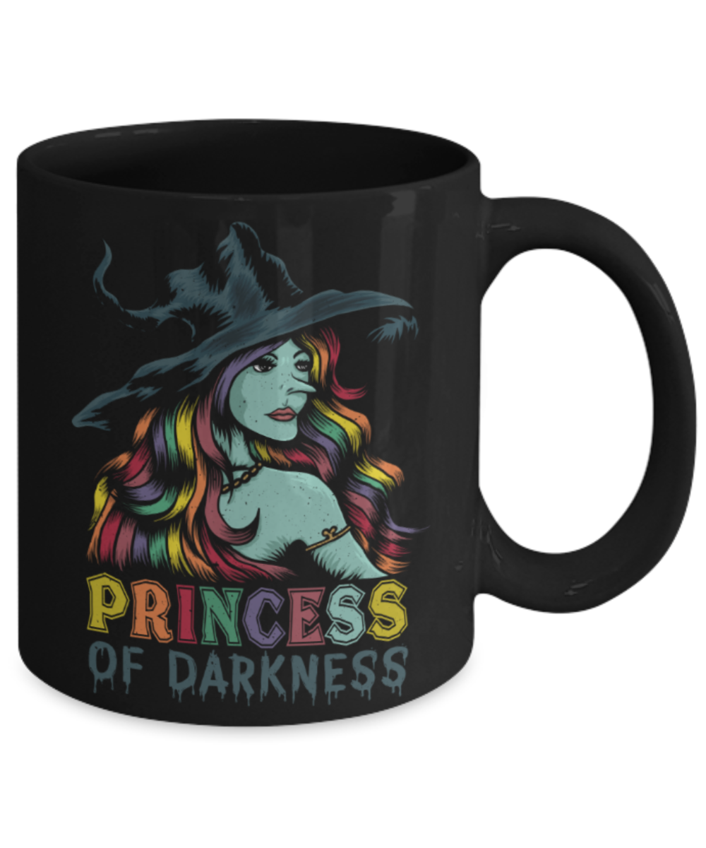 Princess of Darkness - Funny Black Porcelain Coffee 11 oz