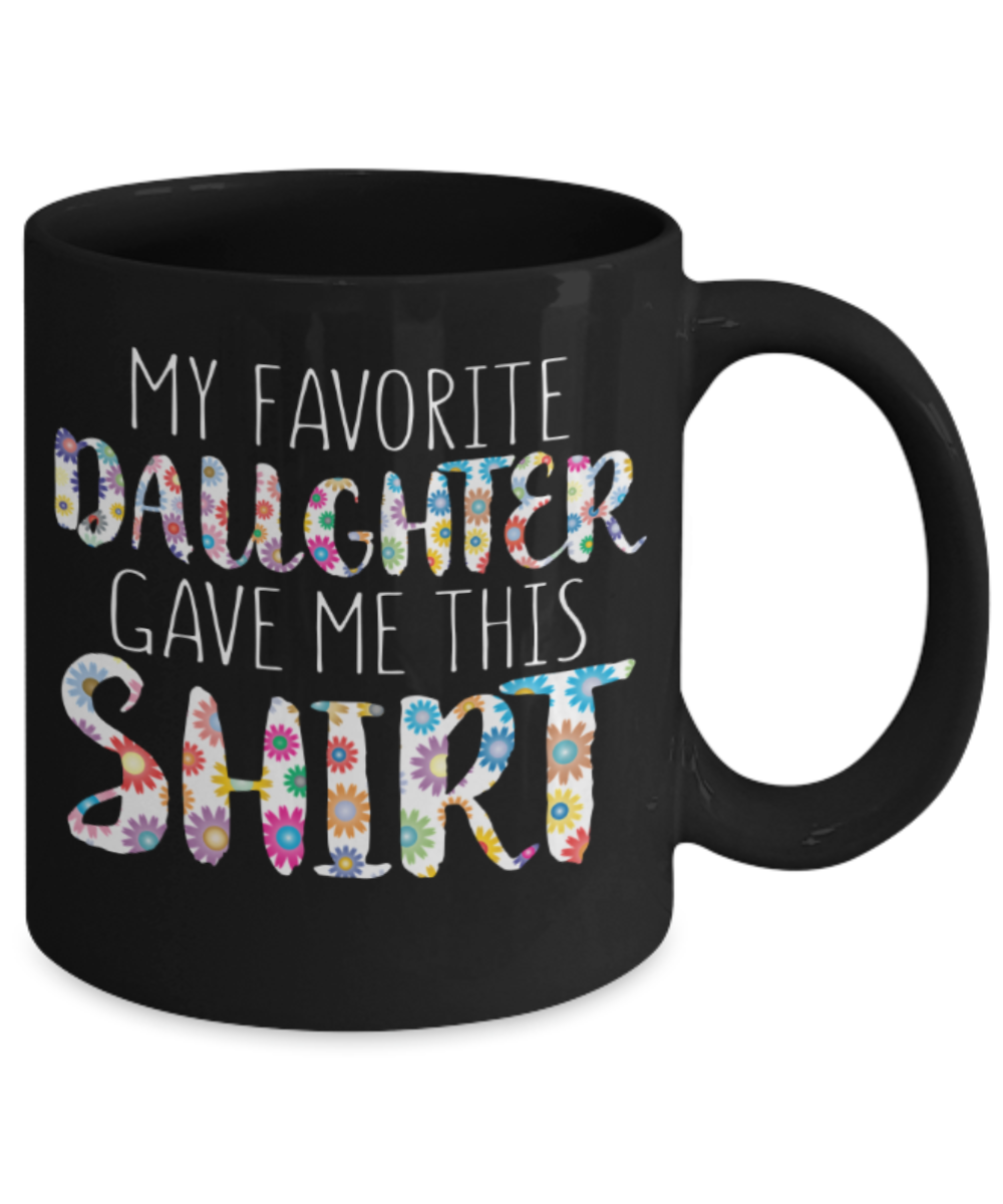 Mothere day gift - Best Mom - Black Porcelain Coffee Mug Cute Ceramic Cup 11 oz