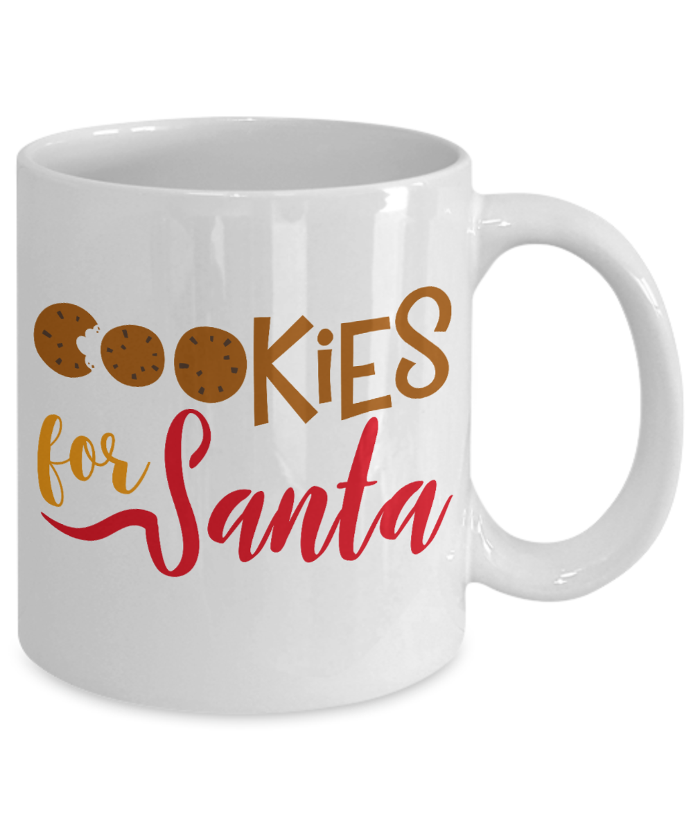 Nightnare before christmas mug - Cookies for Santa - Funny Christmas Gift Mugs, Christmas Gifts for family Ceramic Cup White, Funny Mugs Gift Ideas 11 Oz