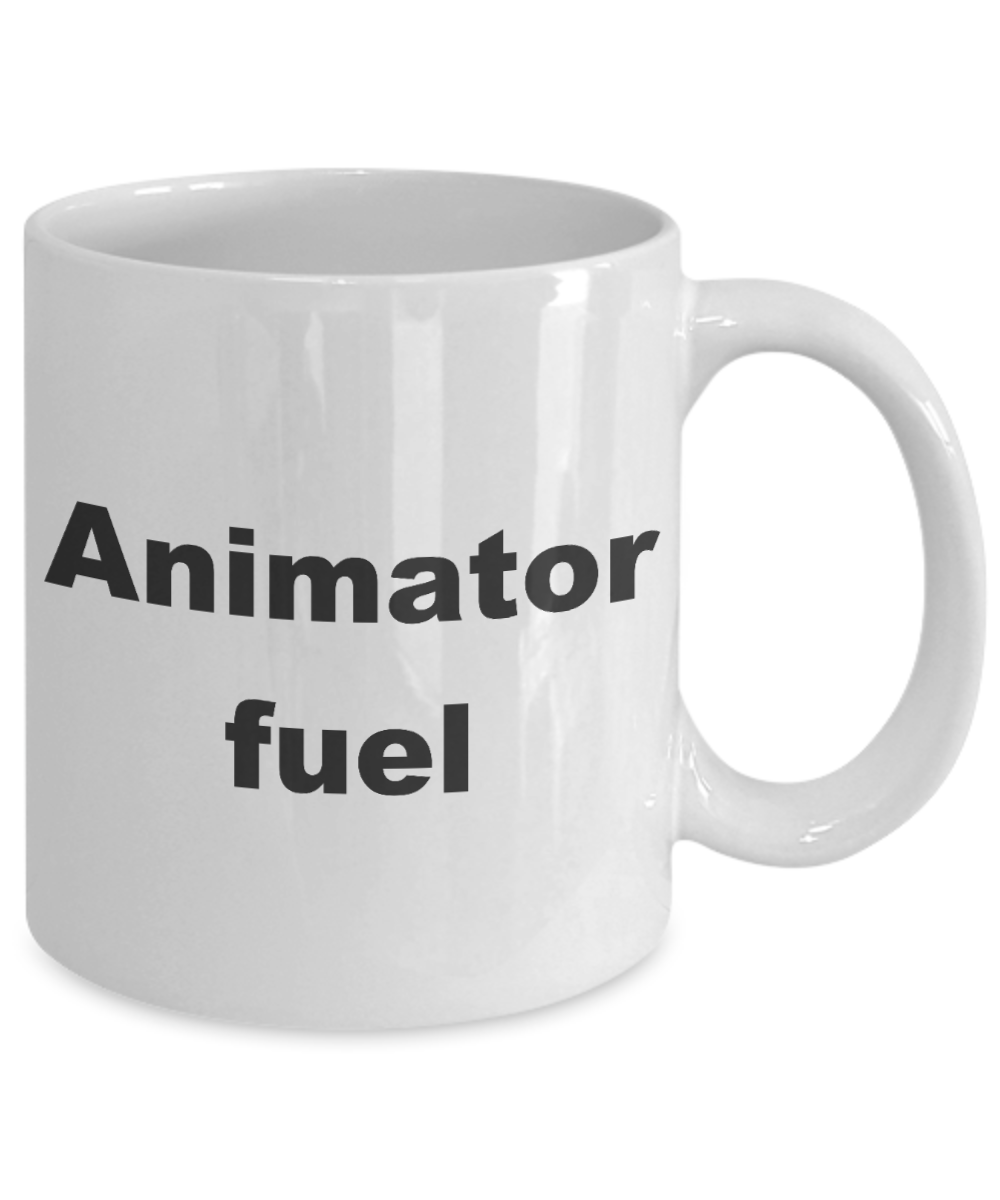 Animation coffee mug,Animator Fuel-White Coffee Mug 11 oz